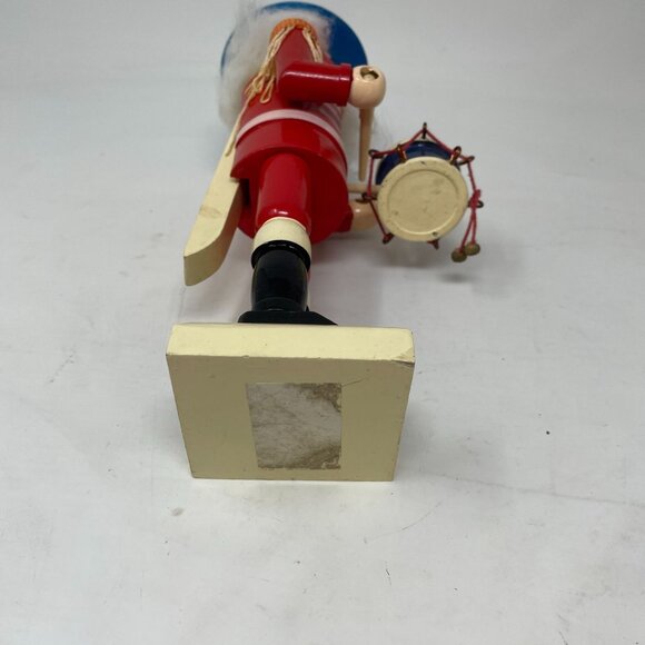 VTG Expertic Erzgebirge Nutcracker Drummer Box Handmade DDR East Germany Wooden - Picture 7 of 9